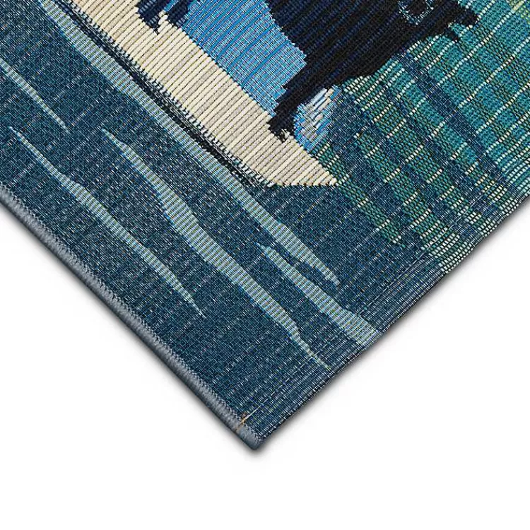 sailboat_dogs_indooroutdoor_accent_rug_2.webp Sailboat Dogs Indoor/Outdoor Accent Rug>Kirklands Home Best Sale