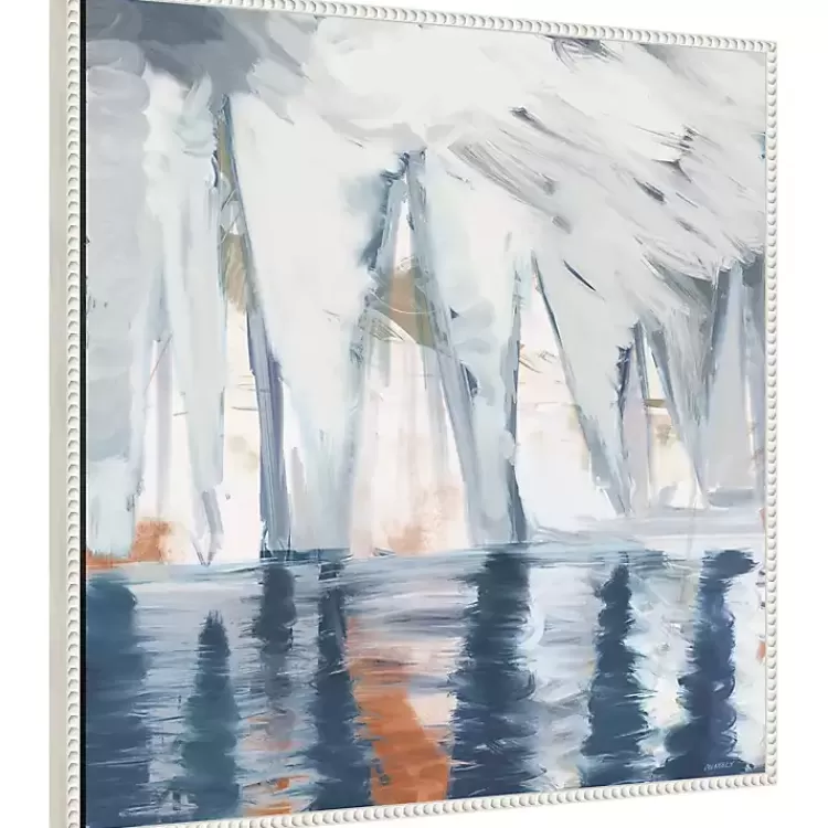 Sailboats in the Mist Framed Canvas Art Print>Kirklands Home Best