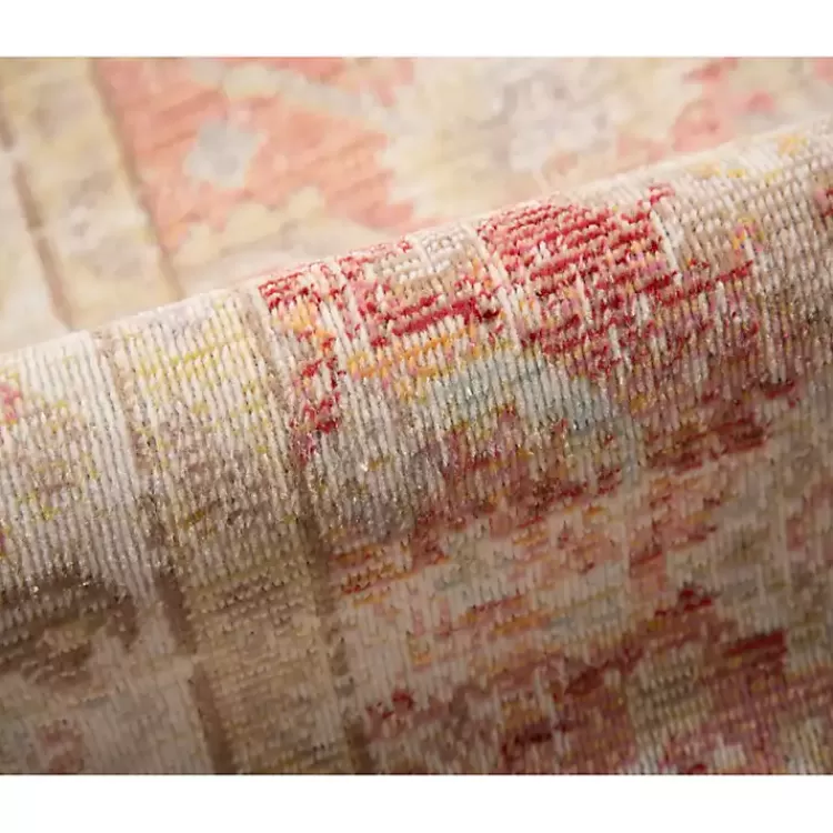 Salmon Vintage Border Area Rug>Kirklands Home Sale