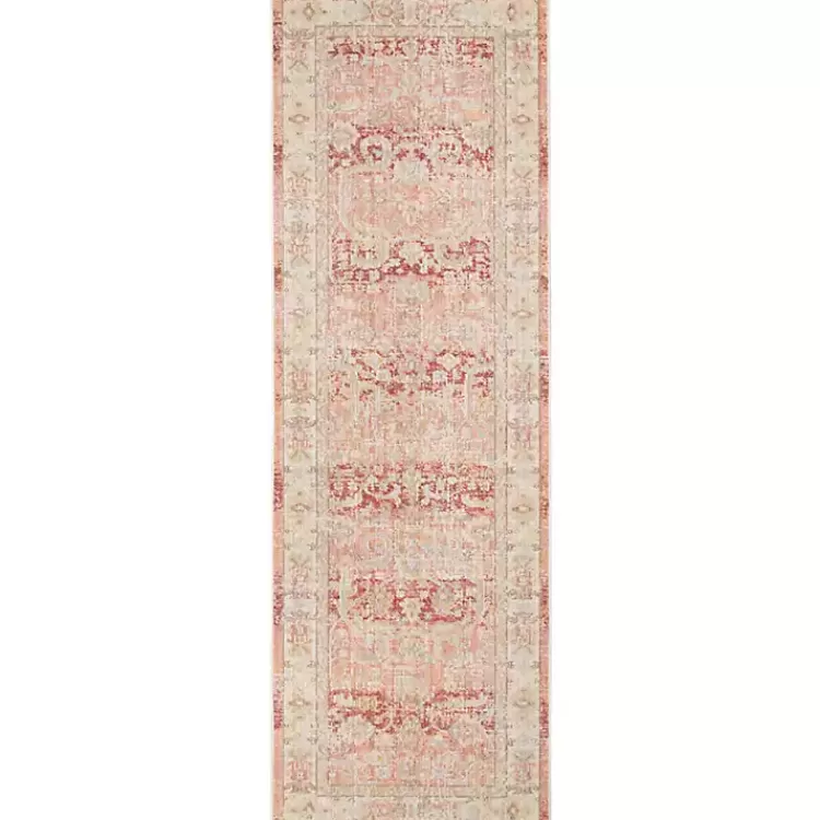 Salmon Vintage Border Runner>Kirklands Home Best