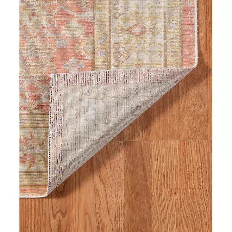 Salmon Vintage Border Runner>Kirklands Home Best