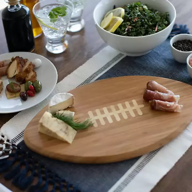 san_francisco_ers_bamboo_football_cutting_board_2.webp San Francisco 49ers Bamboo Football Cutting Board>Kirklands Home Best
