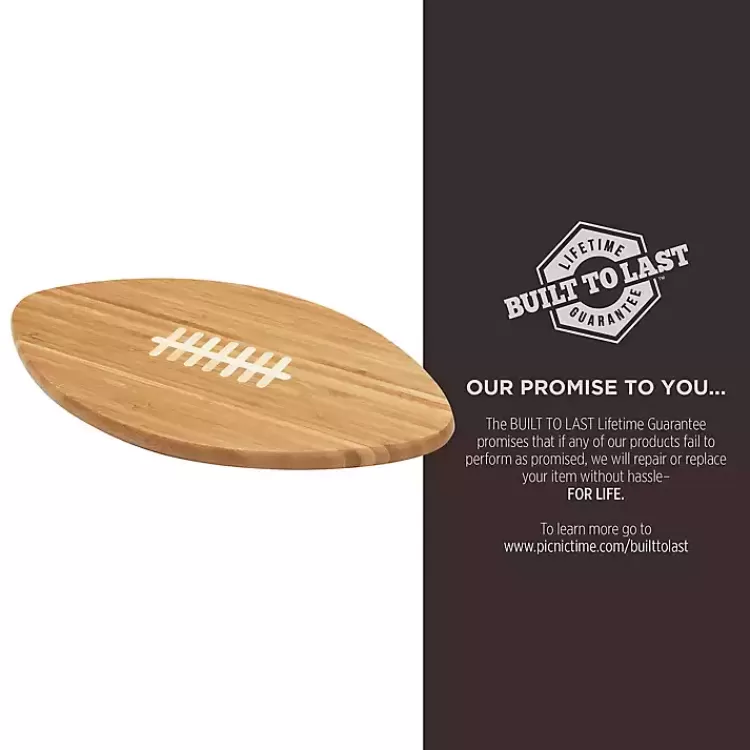 san_francisco_ers_bamboo_football_cutting_board_6.webp San Francisco 49ers Bamboo Football Cutting Board>Kirklands Home Best