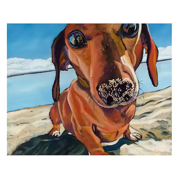 Sand Dog Giclee Canvas Art Print>Kirklands Home Cheap