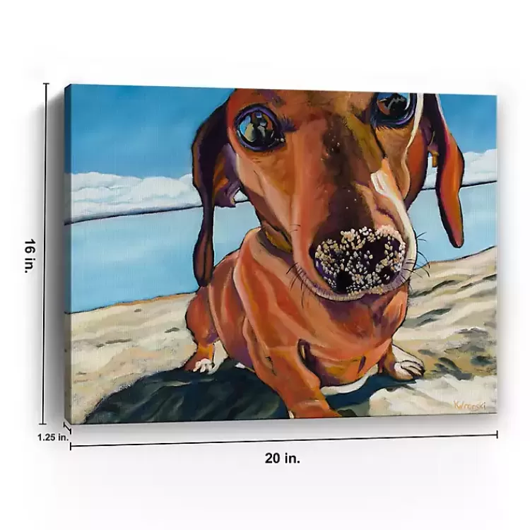 Sand Dog Giclee Canvas Art Print>Kirklands Home Cheap
