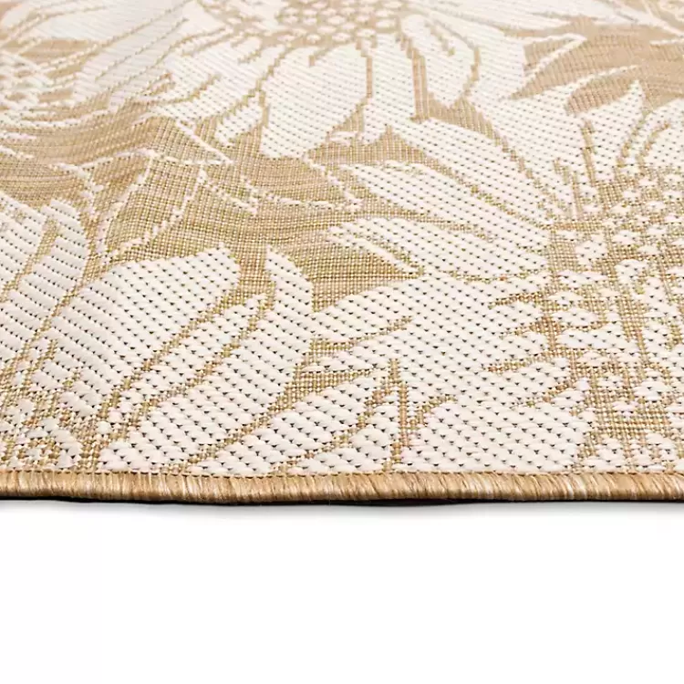 sand_floral_blooms_outdoor_area_rug_x_3-1.webp Sand Floral Blooms Outdoor Area Rug, 4x7>Kirklands Home Best