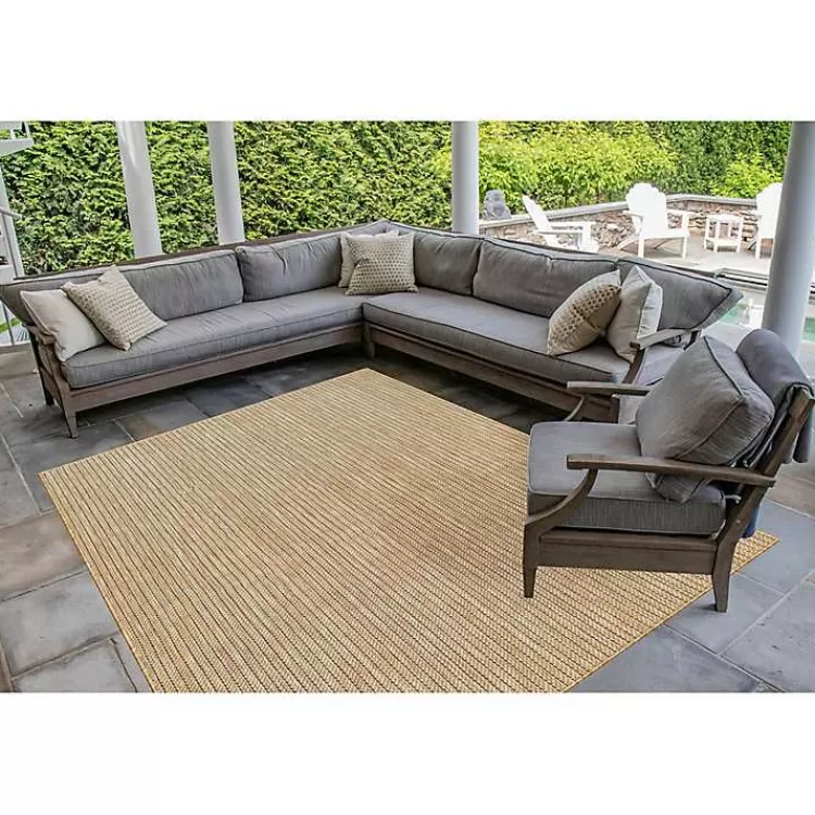 Sand Intertwine Santal Indoor/Outdoor Rug, 6x9>Kirklands Home Hot