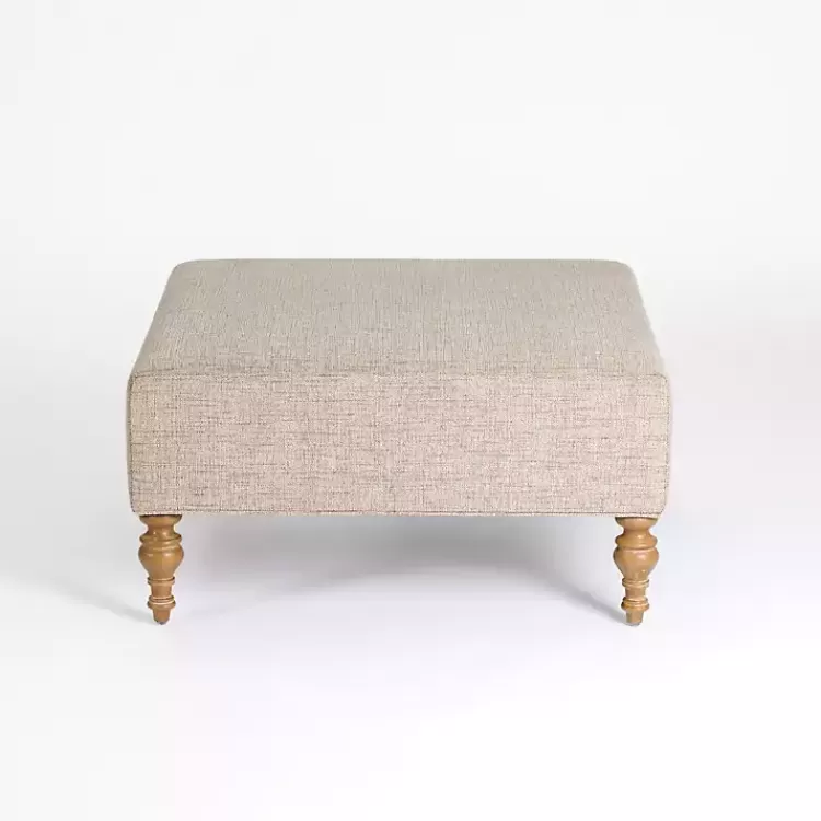 Sand Upholstered Chanson Coffee Table Ottoman>Kirklands Home Best