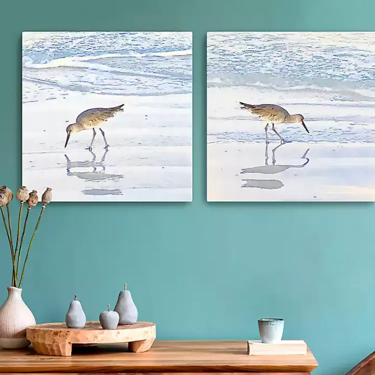 Sandpiper Dreams Canvas Art Prints, Set of 2>Kirklands Home Hot