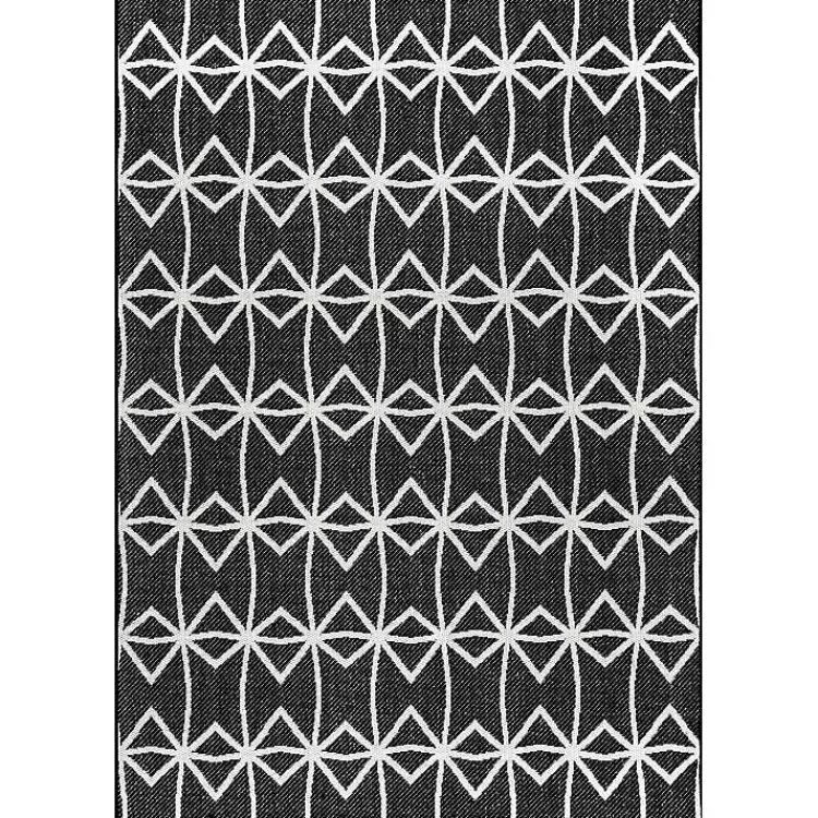 Sanford Gray Geometric Shapes Outdoor Rug, 8x10>Kirklands Home Cheap