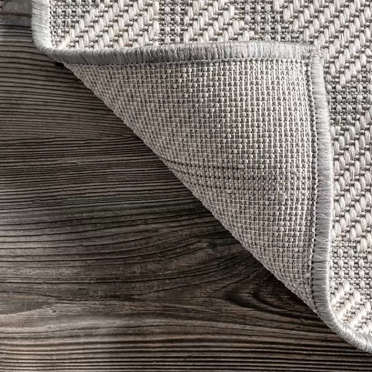 sanford_light_gray_geometric_outdoor_rug_x_6.webp Sanford Light Geometric Outdoor Rug, 5x8>Kirklands Home Discount