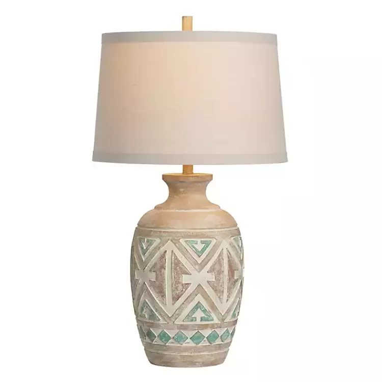 Santa Fe Carved Motif Table Lamp>Kirklands Home Shop