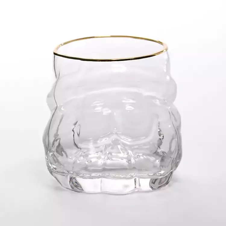 Santa Figural Drinking Glass>Kirklands Home Sale