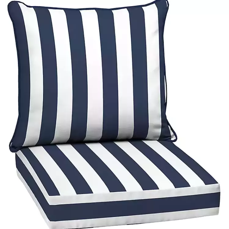 Sapphire Cabana 2-pc. Outdoor Deep Seat Cushion>Kirklands Home Shop