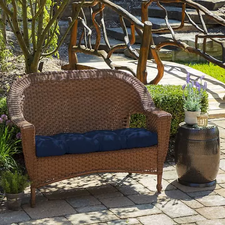 Sapphire Leala Texture Wicker Settee Cushion>Kirklands Home Online
