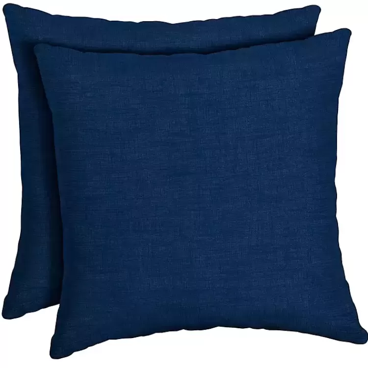 Sapphire Texture Outdoor Pillows, Set of 2>Kirklands Home Shop