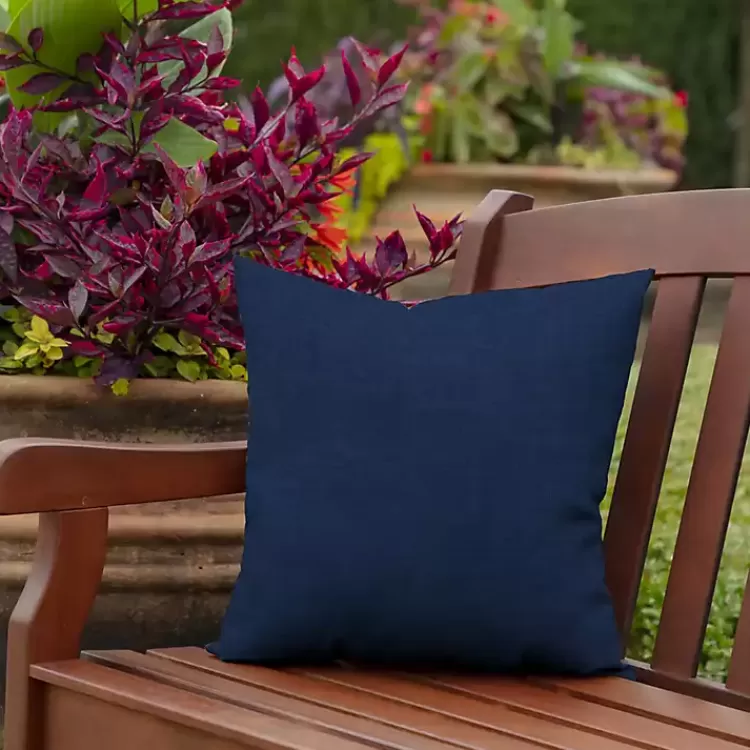 Sapphire Texture Outdoor Pillows, Set of 2>Kirklands Home Shop