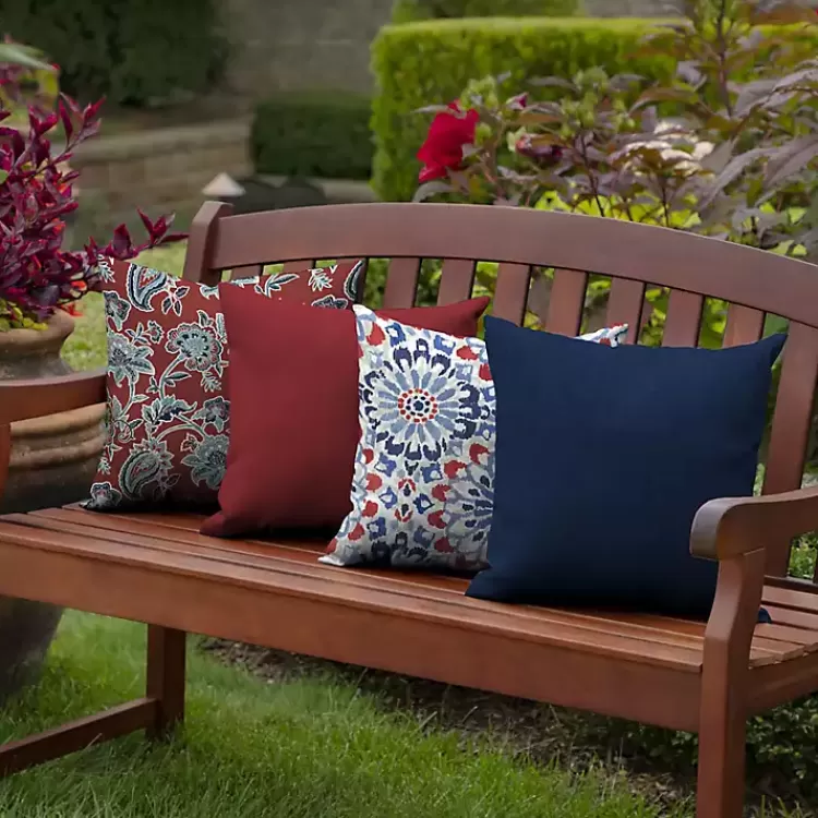 sapphire_texture_outdoor_pillows_set_of__4.webp Sapphire Texture Outdoor Pillows, Set of 2>Kirklands Home Shop