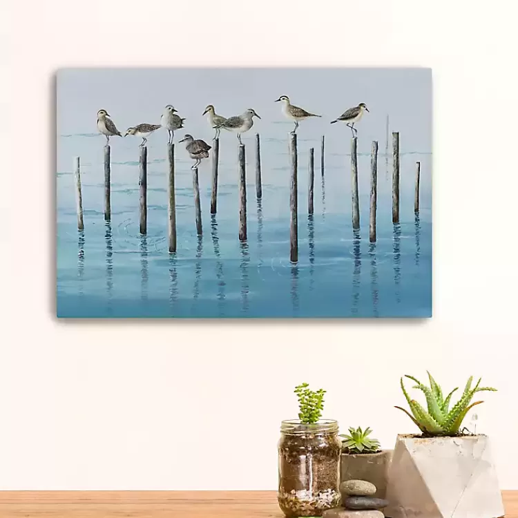 Sea Bird Break Canvas Art Print>Kirklands Home Fashion