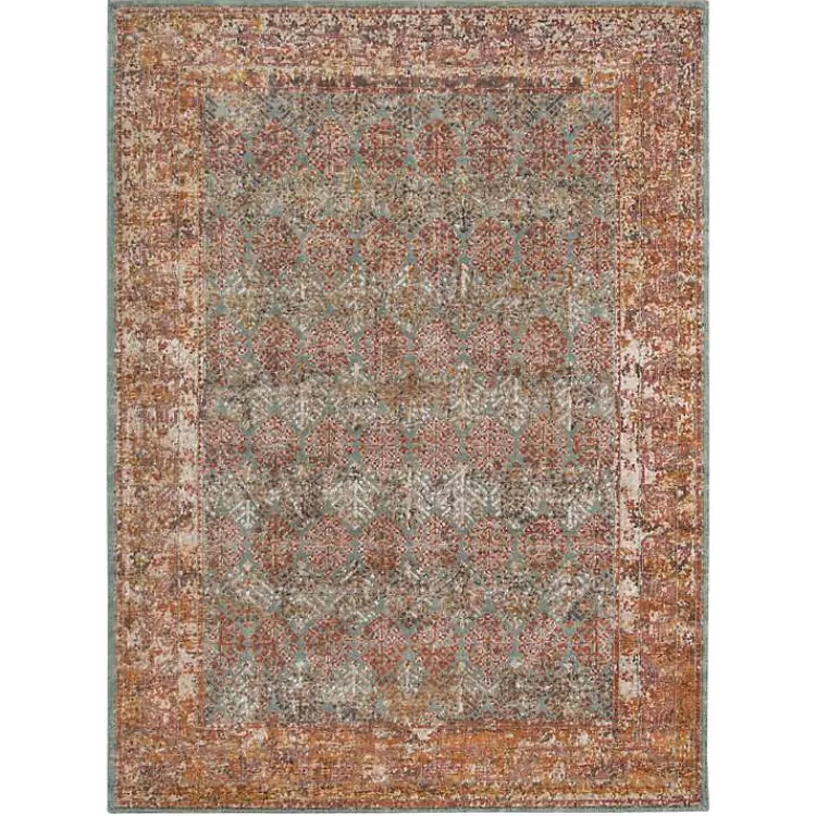 Sea Blue Eaton Transitional Area Rug, 6x8>Kirklands Home Outlet