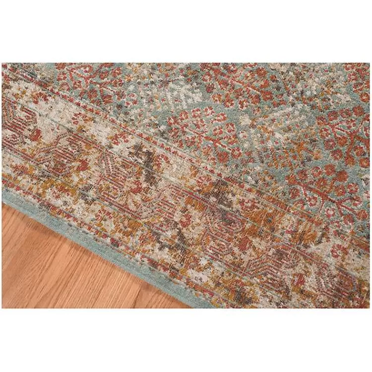 Sea Blue Eaton Transitional Area Rug, 7x9>Kirklands Home Clearance