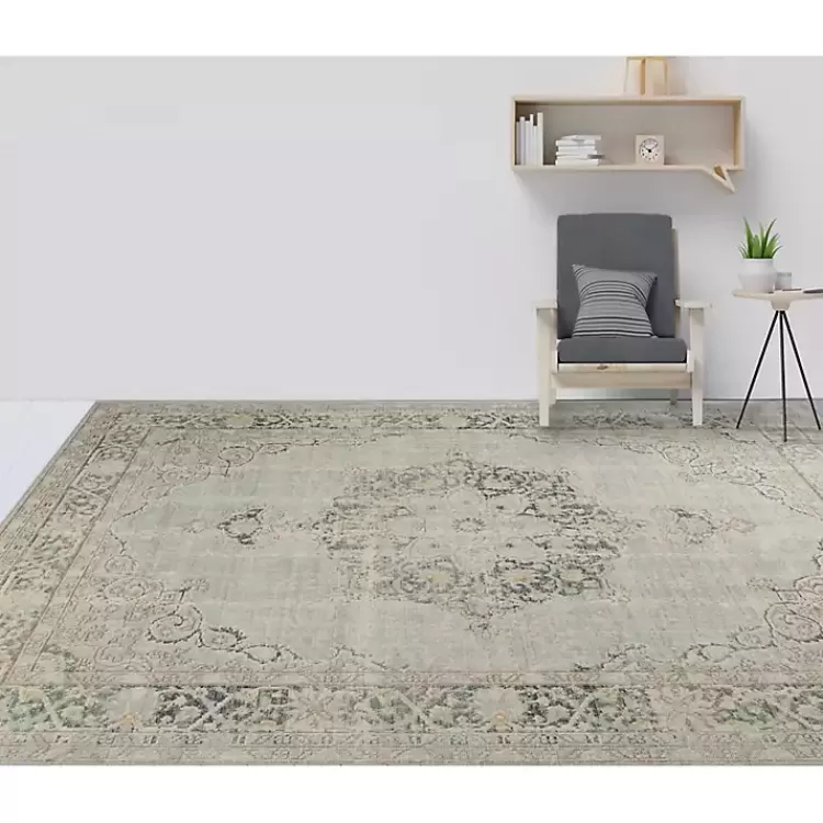 Sea Vintage Medallion Area Rug, 7x10>Kirklands Home Online