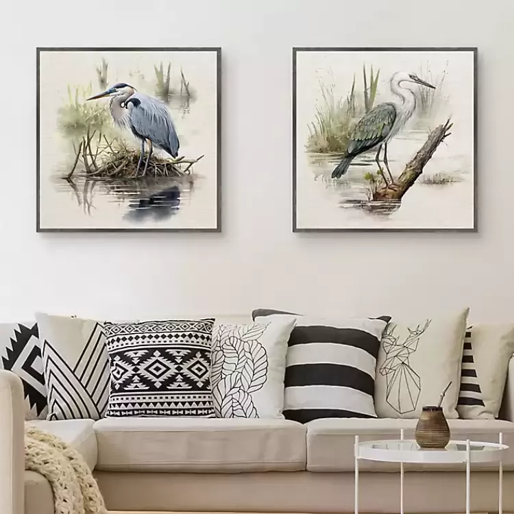 Seabird Portrait Framed Canvas Prints, Set of 2>Kirklands Home Online