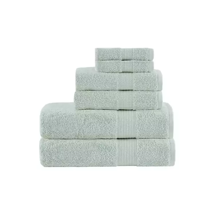 Seafoam Organic Cotton 6-pc. Towel Set>Kirklands Home Cheap