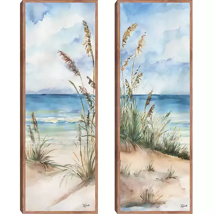 Seaview Panel I & II 2-pc. Canvas Art Print Set>Kirklands Home Sale