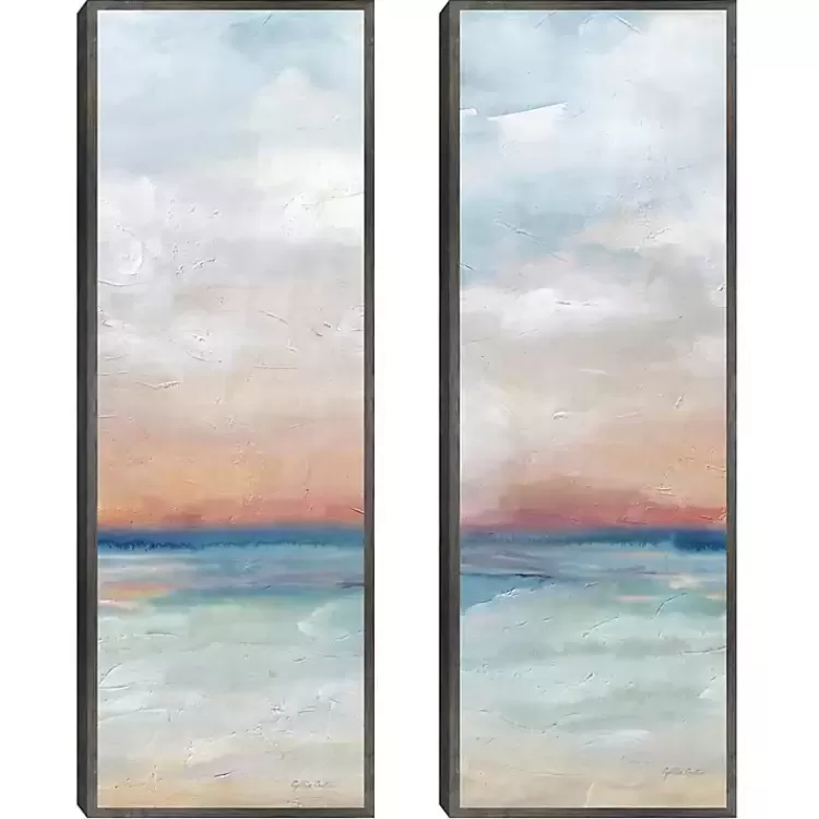 Serene Scene Framed Canvas Art Prints, Set of 2>Kirklands Home Cheap