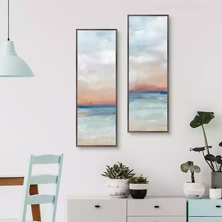 Serene Scene Framed Canvas Art Prints, Set of 2>Kirklands Home Cheap