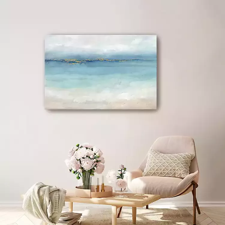 Serene Sea Abstract Canvas Wall Art>Kirklands Home Cheap