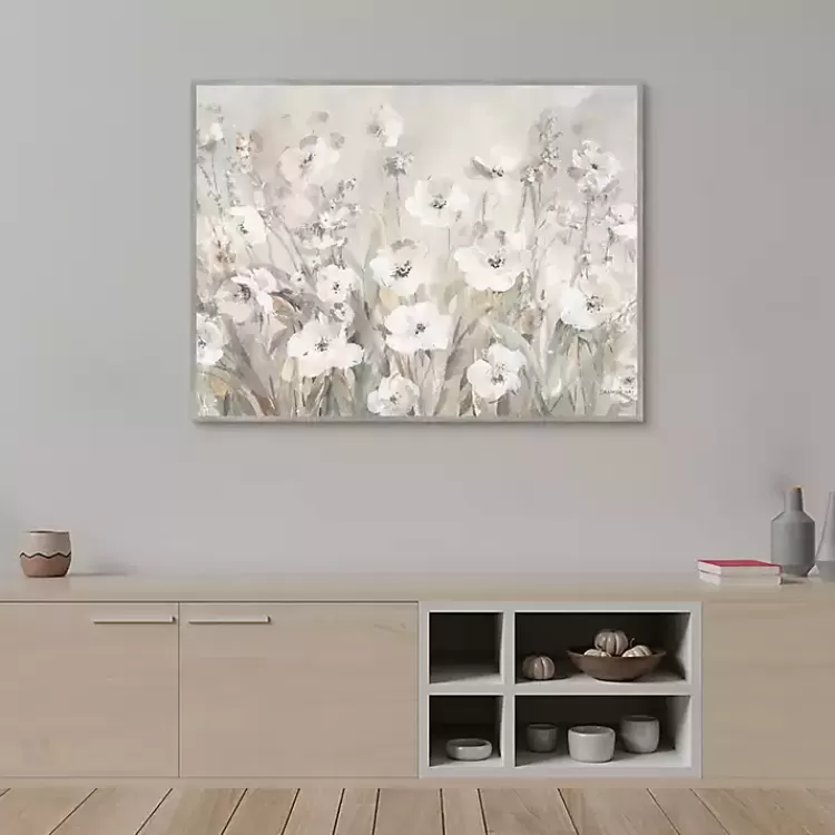 Shades of White Summer Framed Canvas Art Print>Kirklands Home Shop