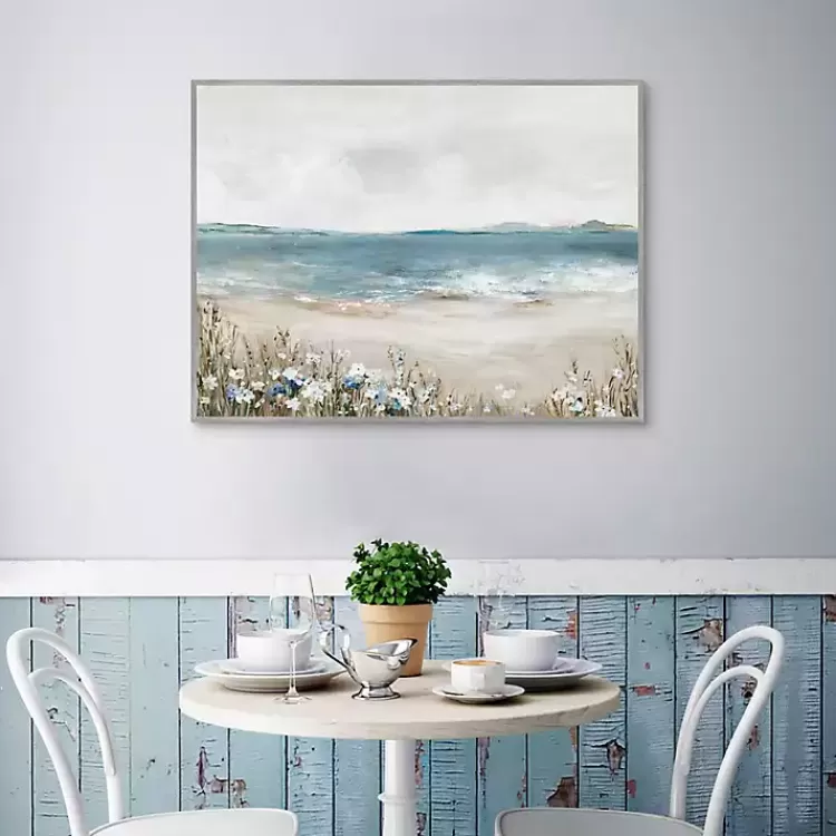 Shoreline Splendor Framed Canvas Art Print>Kirklands Home Flash Sale