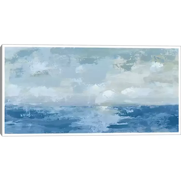 Silver Sea Framed Canvas Art Print>Kirklands Home Outlet