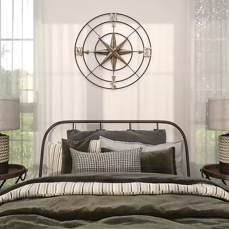 silver_compass_rose_outdoor_plaque_8.webp Compass Rose Outdoor Plaque>Kirklands Home Hot
