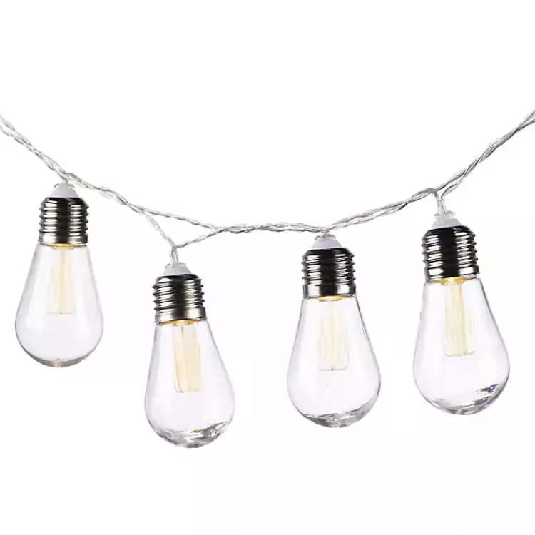 Glass Bulb Solar Outdoor String Lights>Kirklands Home Fashion