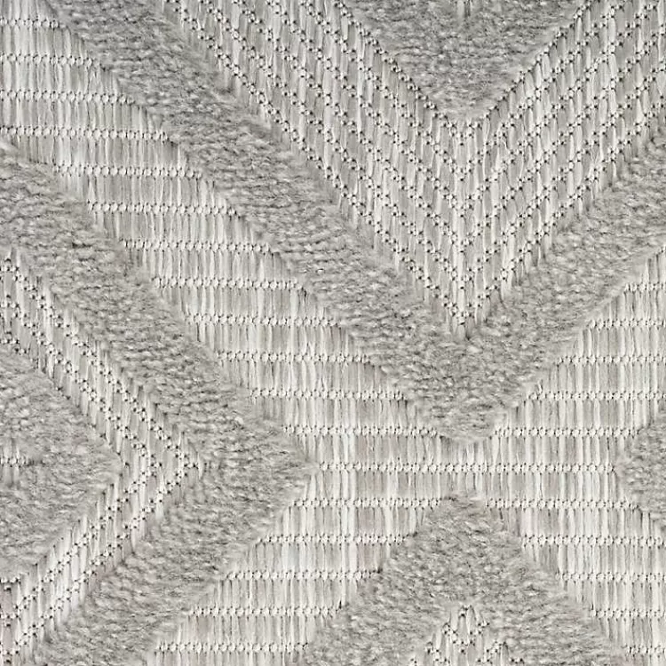 silver_gray_diamond_indooroutdoor_area_rug_x_3.webp Gray Diamond Indoor/Outdoor Area Rug, 4x6>Kirklands Home Best