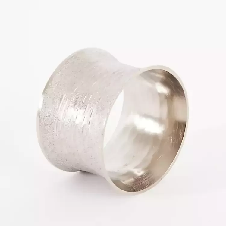 Hammered Metal Napkin Rings, Set of 4>Kirklands Home Shop