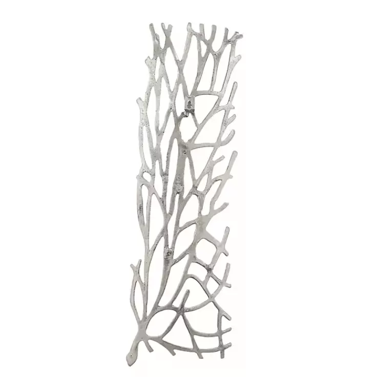 Metal Coral Panel Wall Plaques, Set of 2>Kirklands Home Fashion