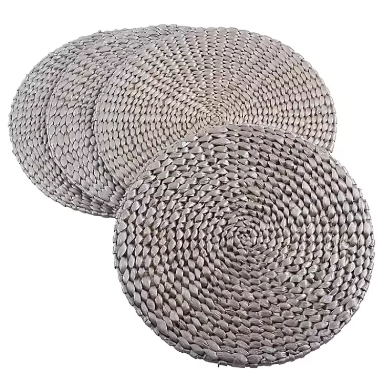 Round Woven Rattan Placemats, Set of 4>Kirklands Home Flash Sale