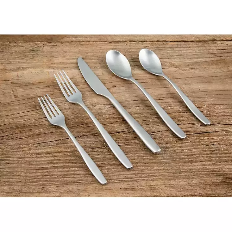 silver_satin_metal_classic_pc_flatware_set_2.webp Satin Metal Classic 20-pc. Flatware Set>Kirklands Home Shop