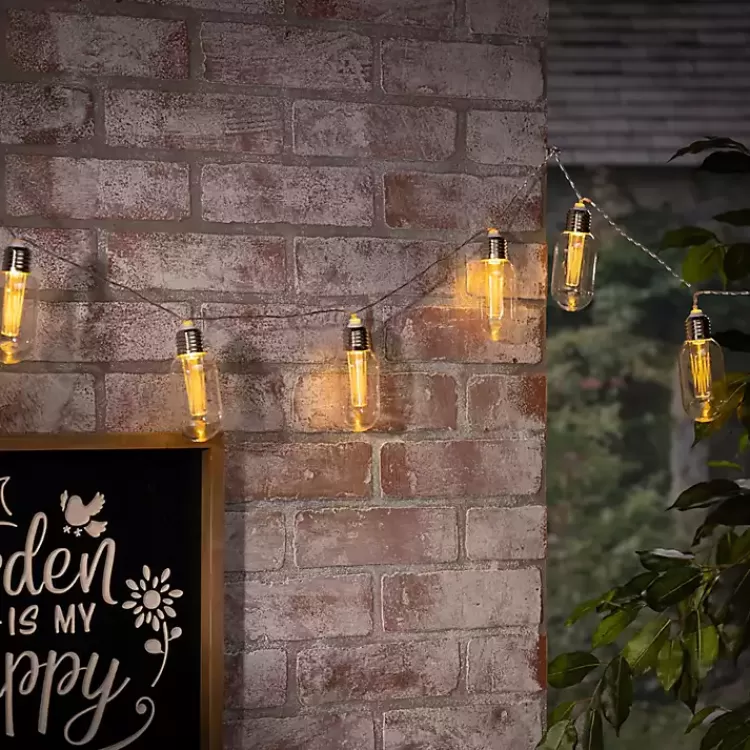 Solar Bullet Outdoor String Lights>Kirklands Home Fashion