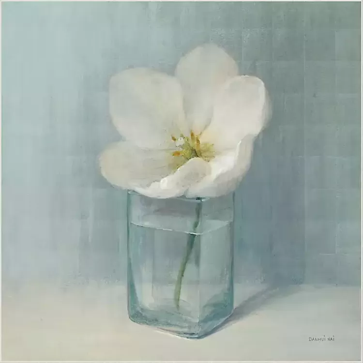 Single White Tulip Framed Canvas Art Print>Kirklands Home Store