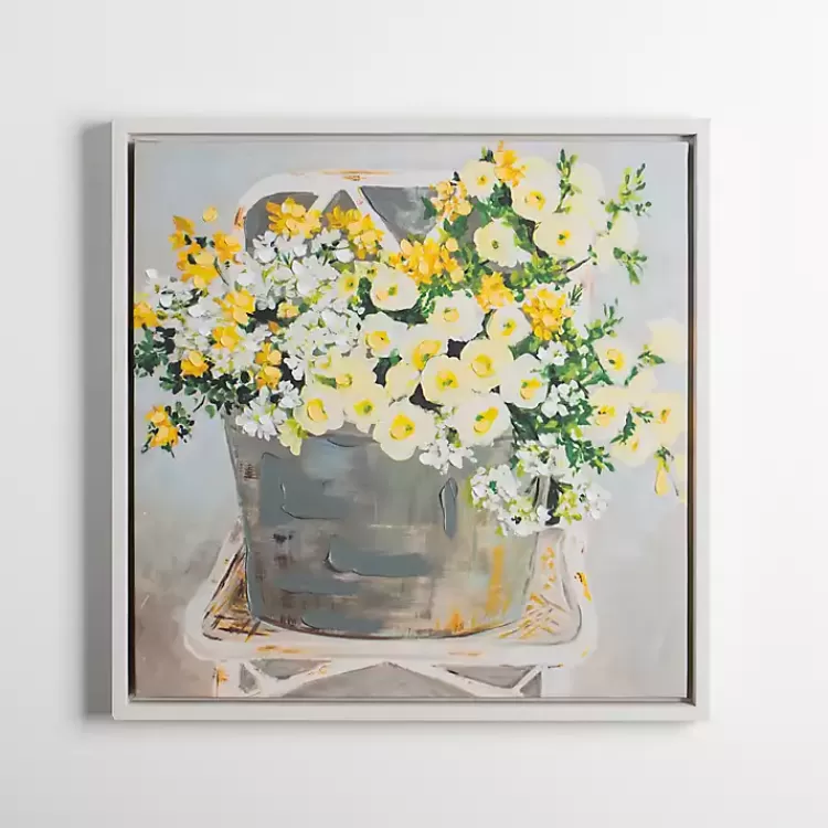 Sitting Pretty Framed Canvas Art Print>Kirklands Home Fashion