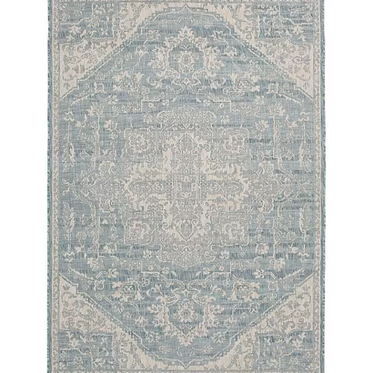 Sky Medallion Lava Indoor/Outdoor Area Rug, 5x7>Kirklands Home Outlet