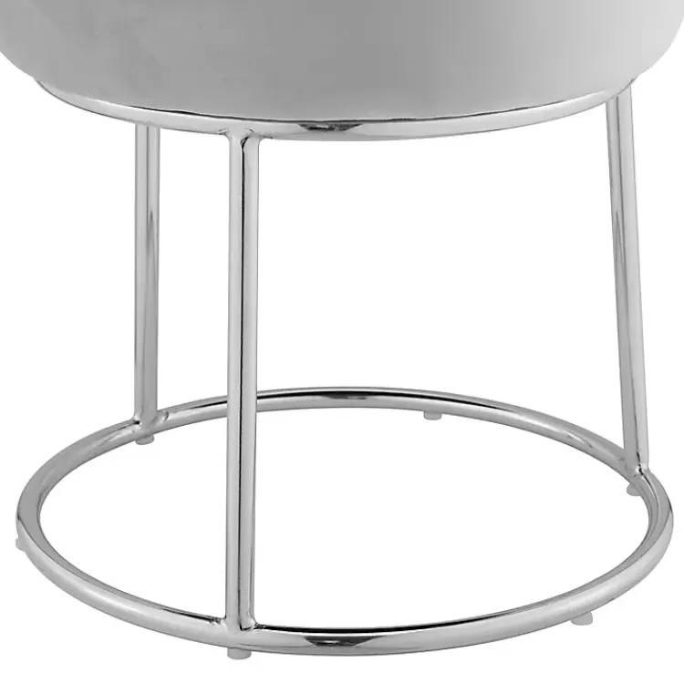 smokey_gray_velvet_vanity_stool_4.webp Smokey Velvet Vanity Stool>Kirklands Home Shop