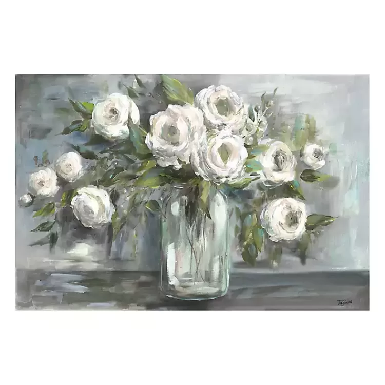 Soft Blooms Giclee Canvas Art Print, 48 in.>Kirklands Home Clearance