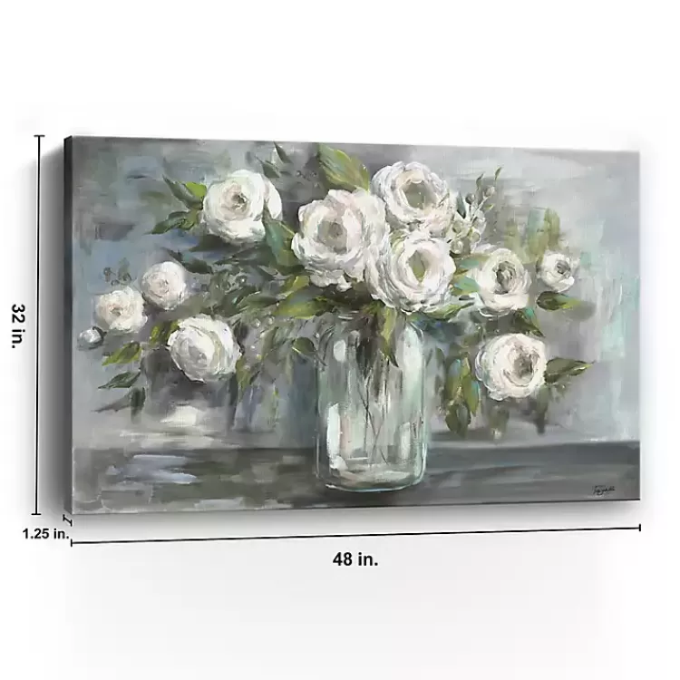 Soft Blooms Giclee Canvas Art Print, 48 in.>Kirklands Home Clearance