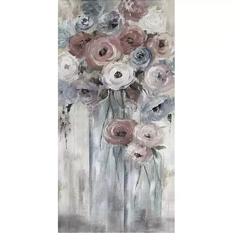 Soft Bottles and Blooms Canvas Art Print>Kirklands Home Fashion